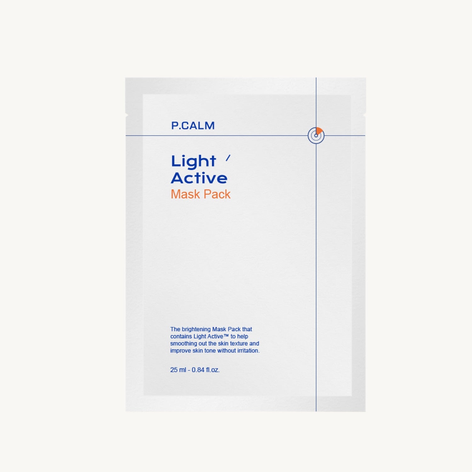 Освітлювальна тканинна маска проти пігментації P.CALM Light Active Mask Pack