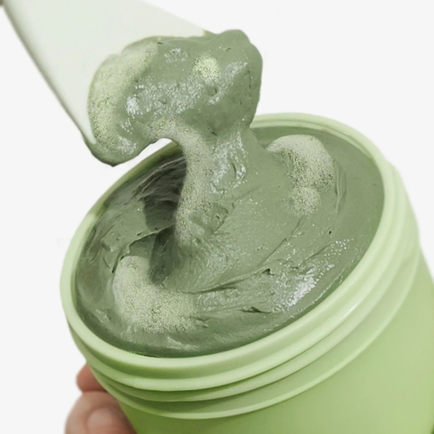 Бульбашкова маска для глибокого очищення з екстрактом базиліка P.CALM Holy Basil Bubble Deep Mask-thumbmail-5