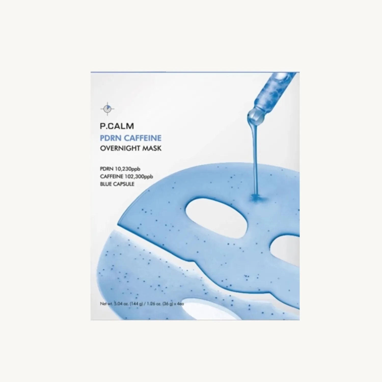 Нічна маска для відновлення з PDRN та кофеїном P.CALM PDRN Caffeine Overnight Mask