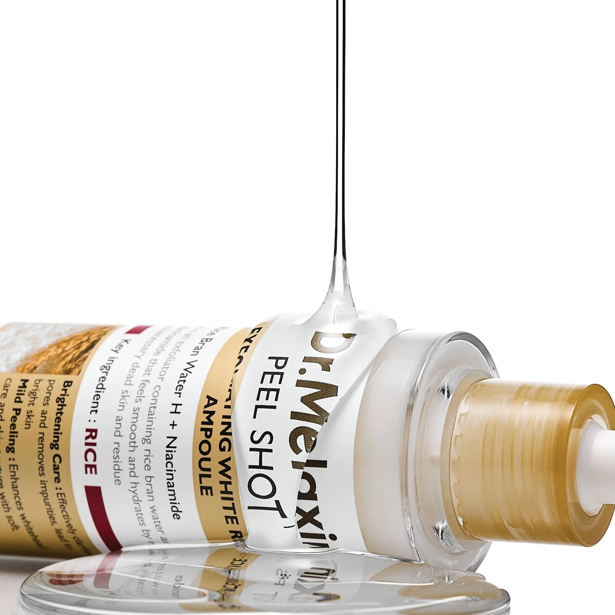 Ексфоліююча ампула-пілінг з екстрактом білого рису Dr.Melaxin Peel Shot Exfoliating White Rice Ampoule-thumbmail-5