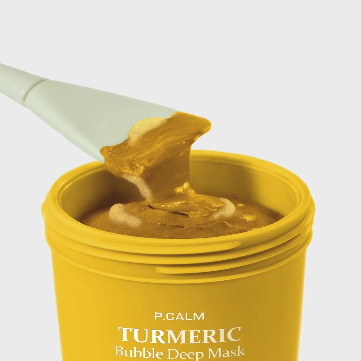 Бульбашкова маска для глибокого очищення пор з куркумою P.CALM Turmeric Bubble Deep Mask-thumbmail-10