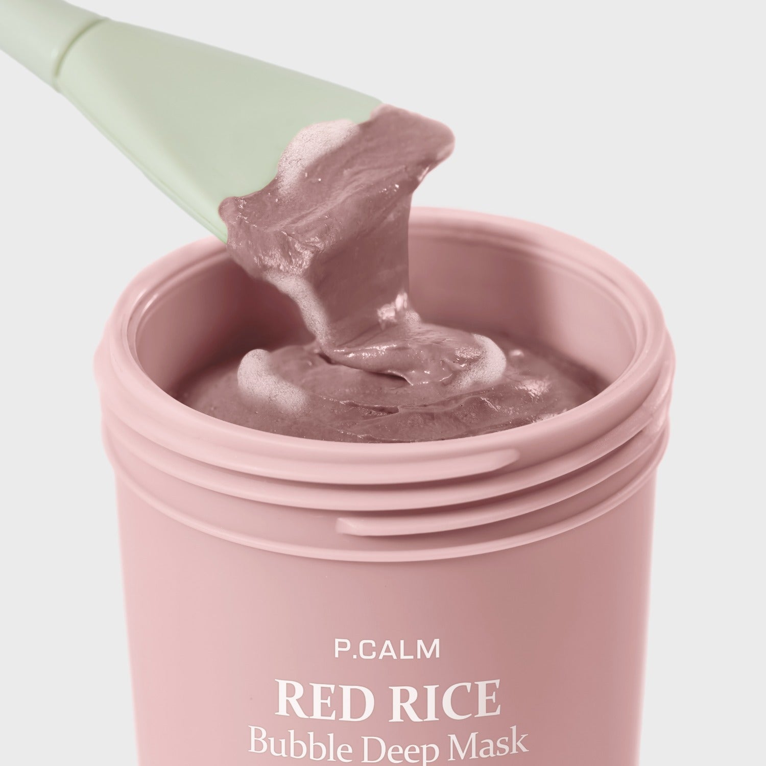 Освітлювальна бульбашкова маска з червоним рисом P.CALM Red Rice