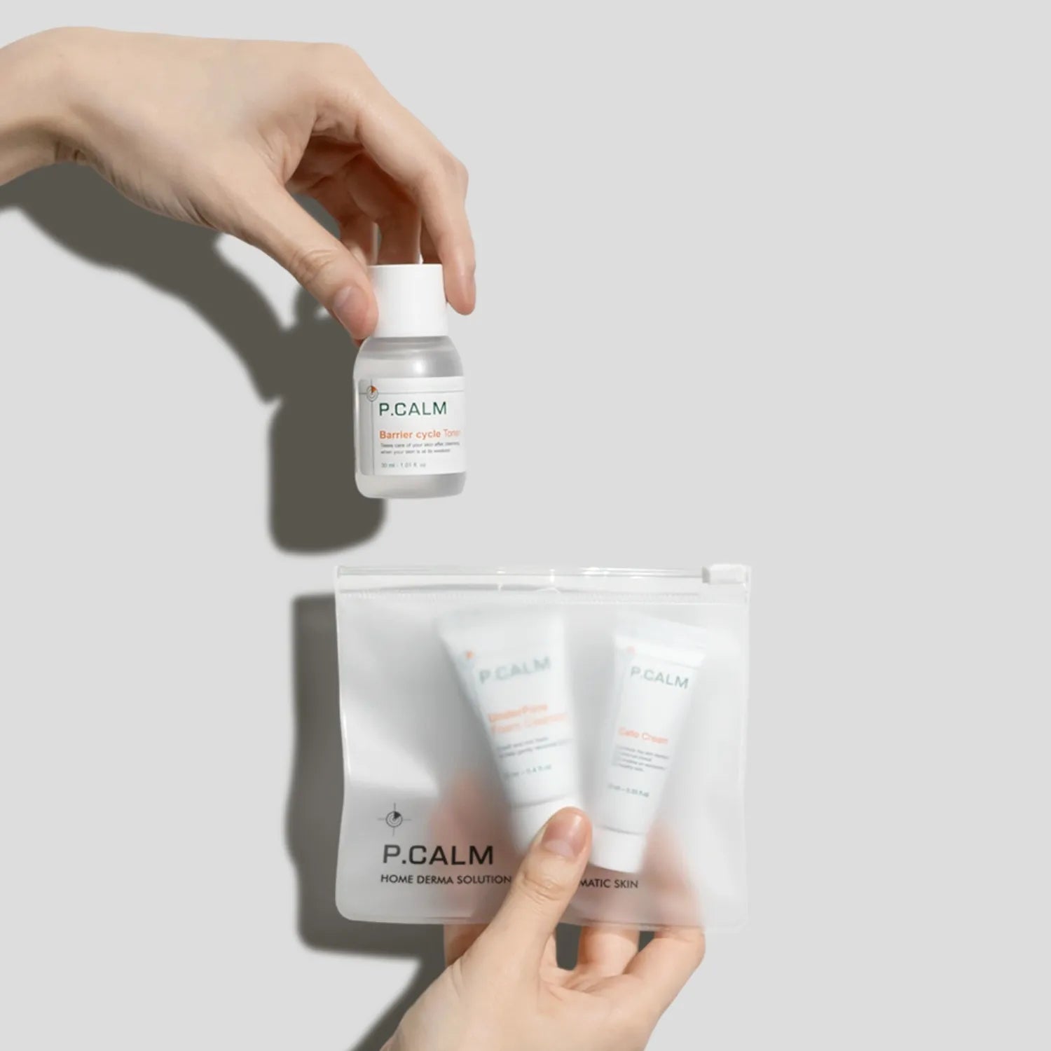 Дорожній набір для чутливої та акне‑шкіри P.CALM Trial Kit Skincare Essentials-thumbmail-6