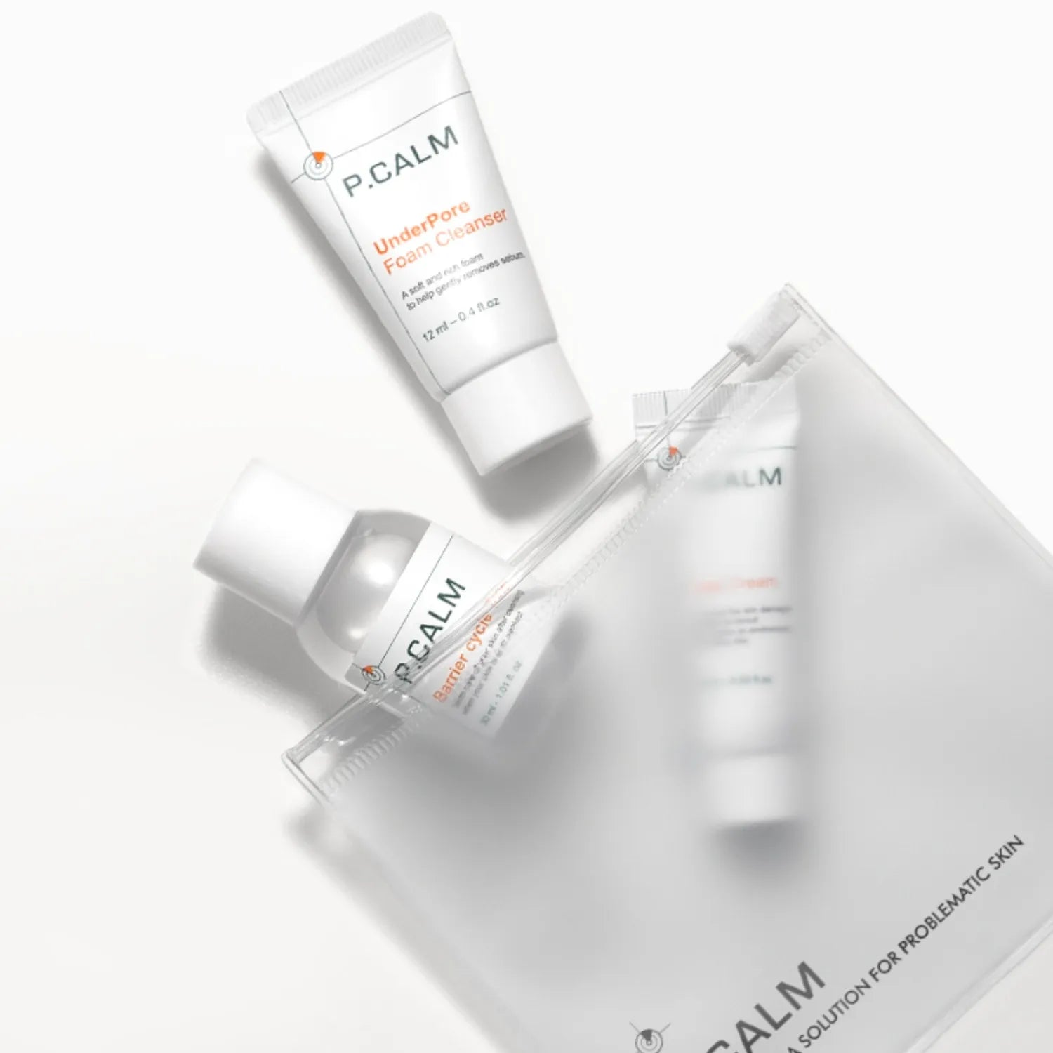 Дорожній набір для чутливої та акне‑шкіри P.CALM Trial Kit Skincare Essentials-thumbmail-4