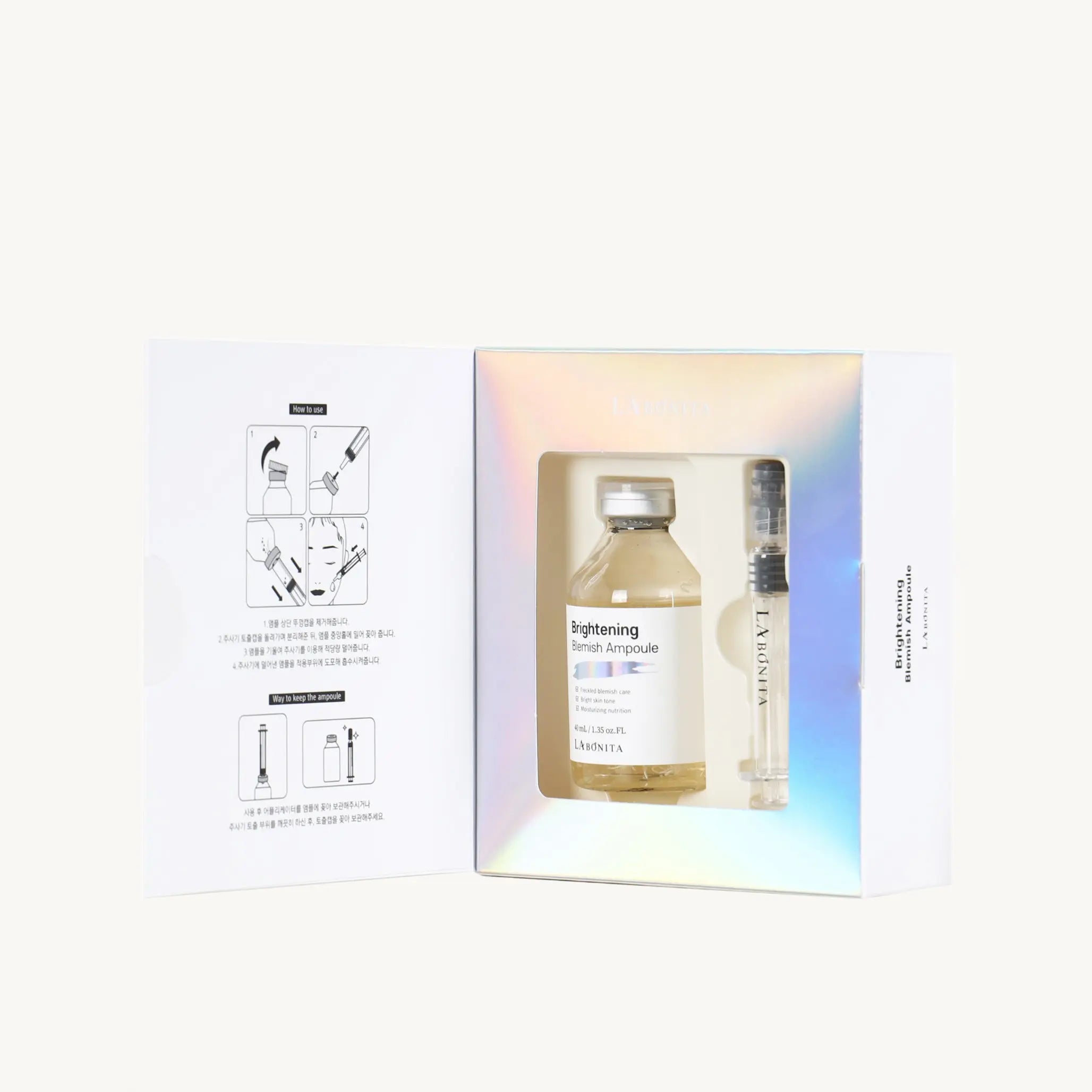Сироватка-ампула для освітлення пігментації з екстрактом солодки Labonita Brightening Blemish-thumbmail-4