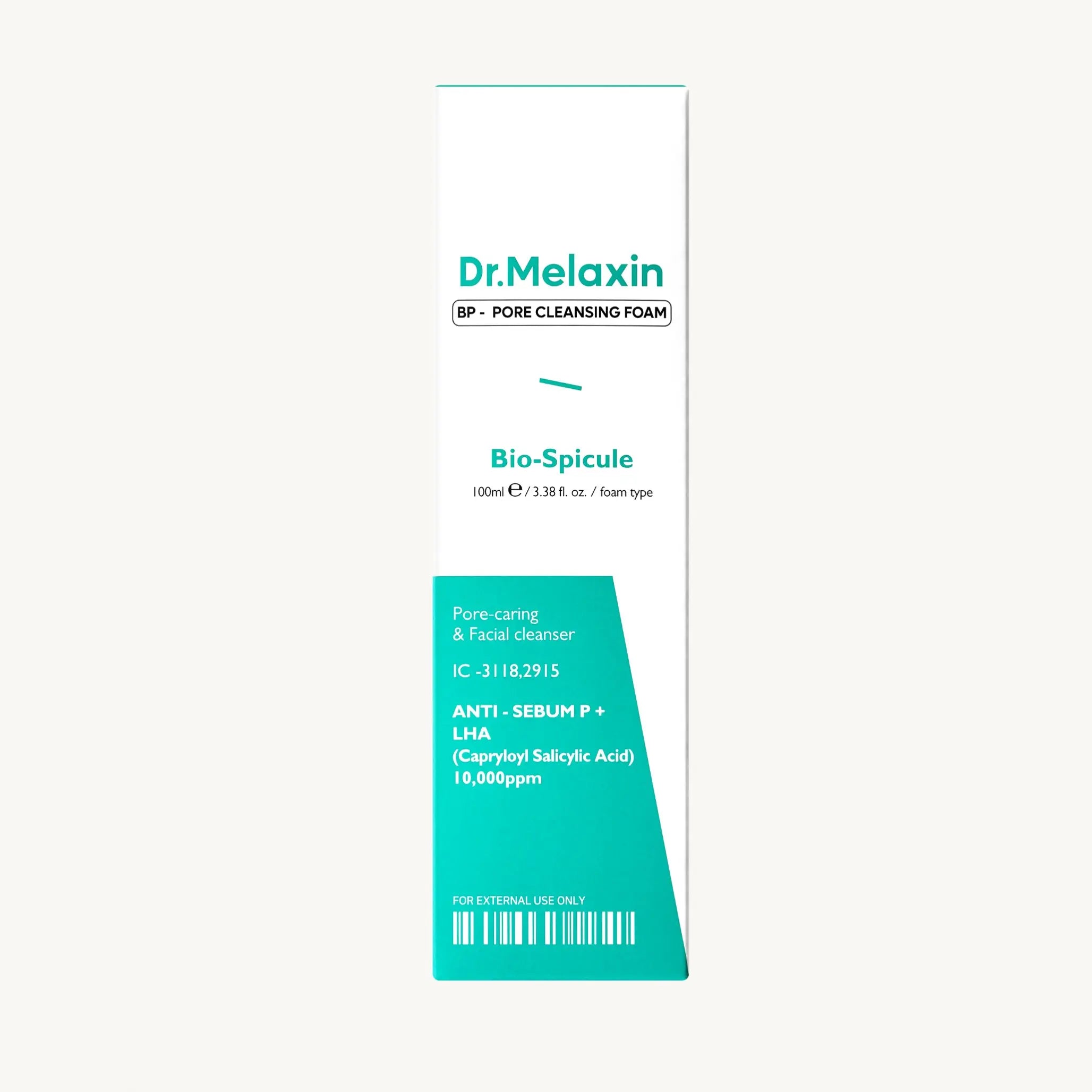 Пінка з біоспікулами та кислотами для звуження пор Dr.Melaxin BP Pore Cleansing Foam-thumbmail-3