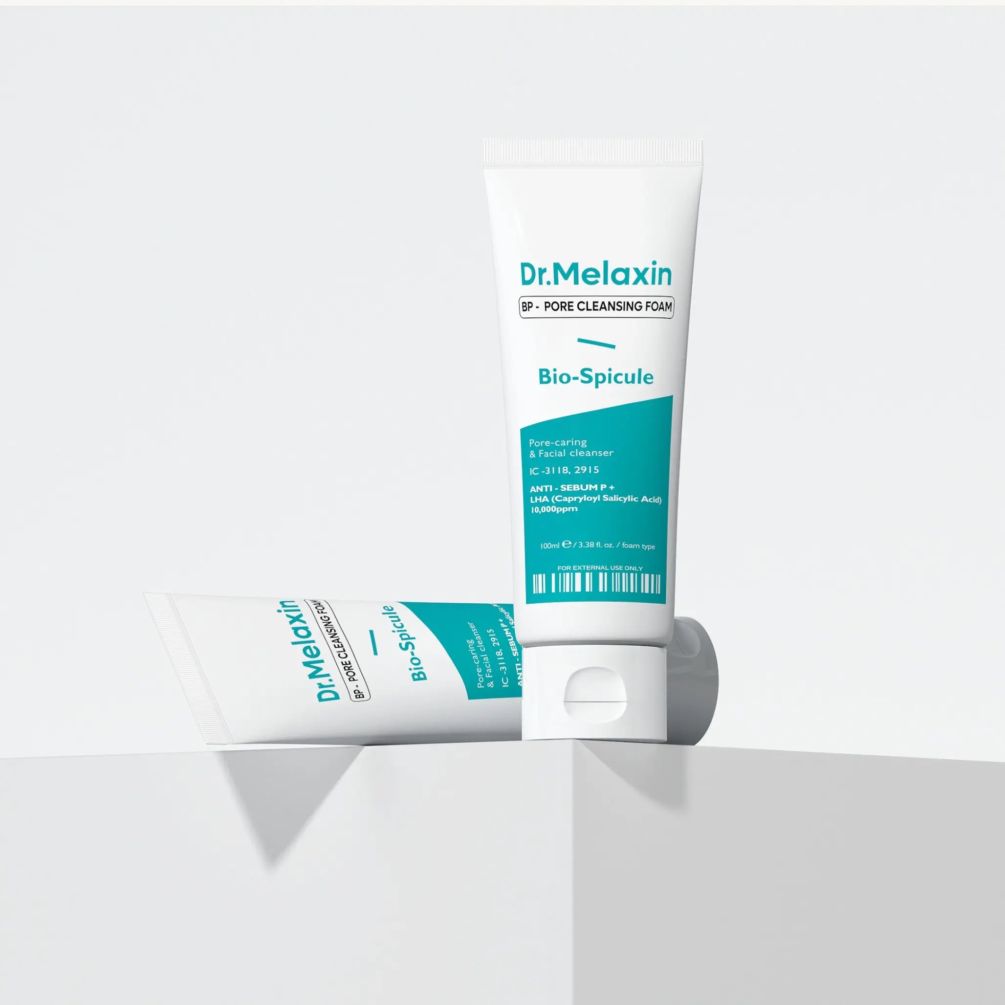 Пінка з біоспікулами та кислотами для звуження пор Dr.Melaxin BP Pore Cleansing Foam