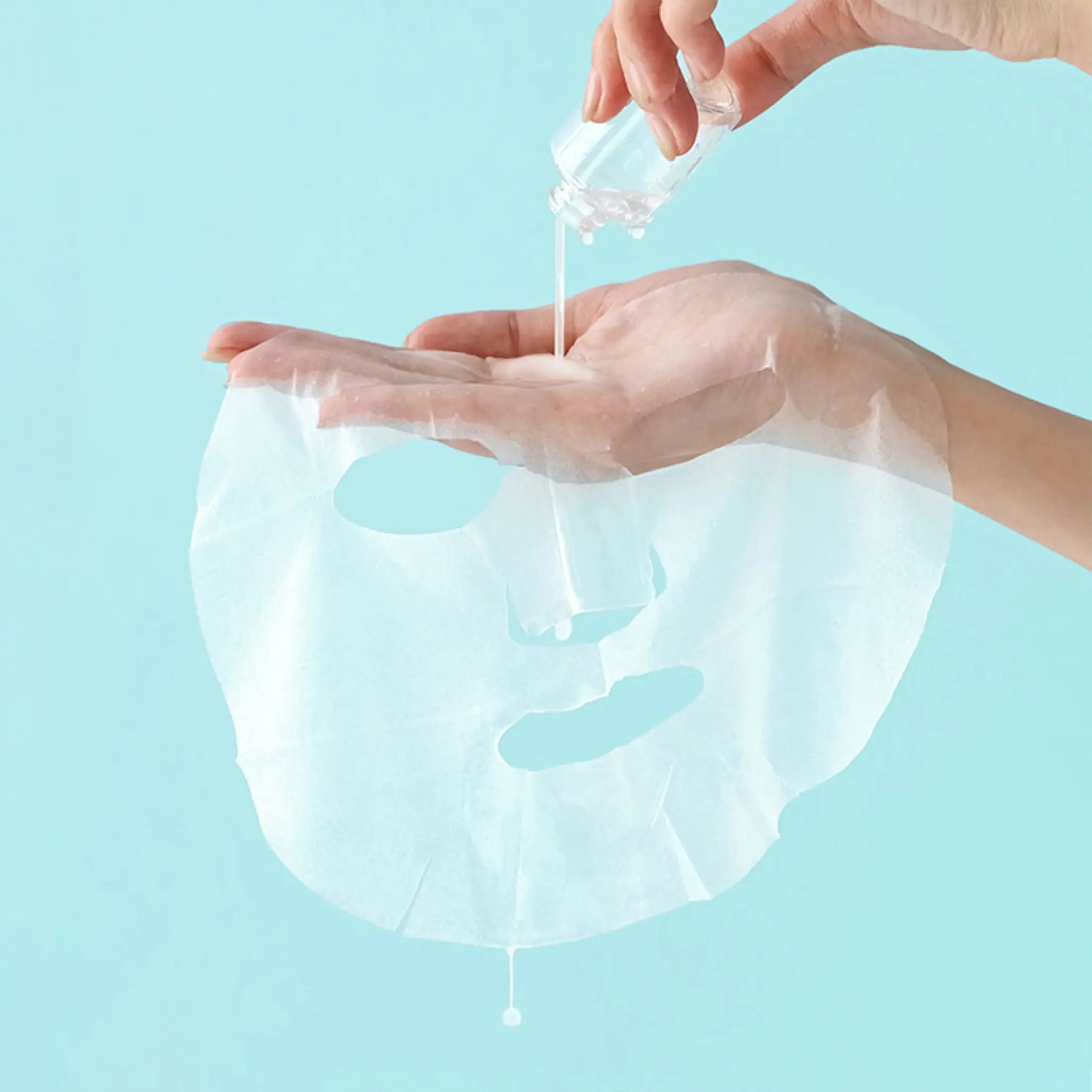 Ампульна заспокійлива тканинна маска з центелою та гіалуроновою кислотою CELLBN Aqua Soothing Ampoule Mask-thumbmail-4