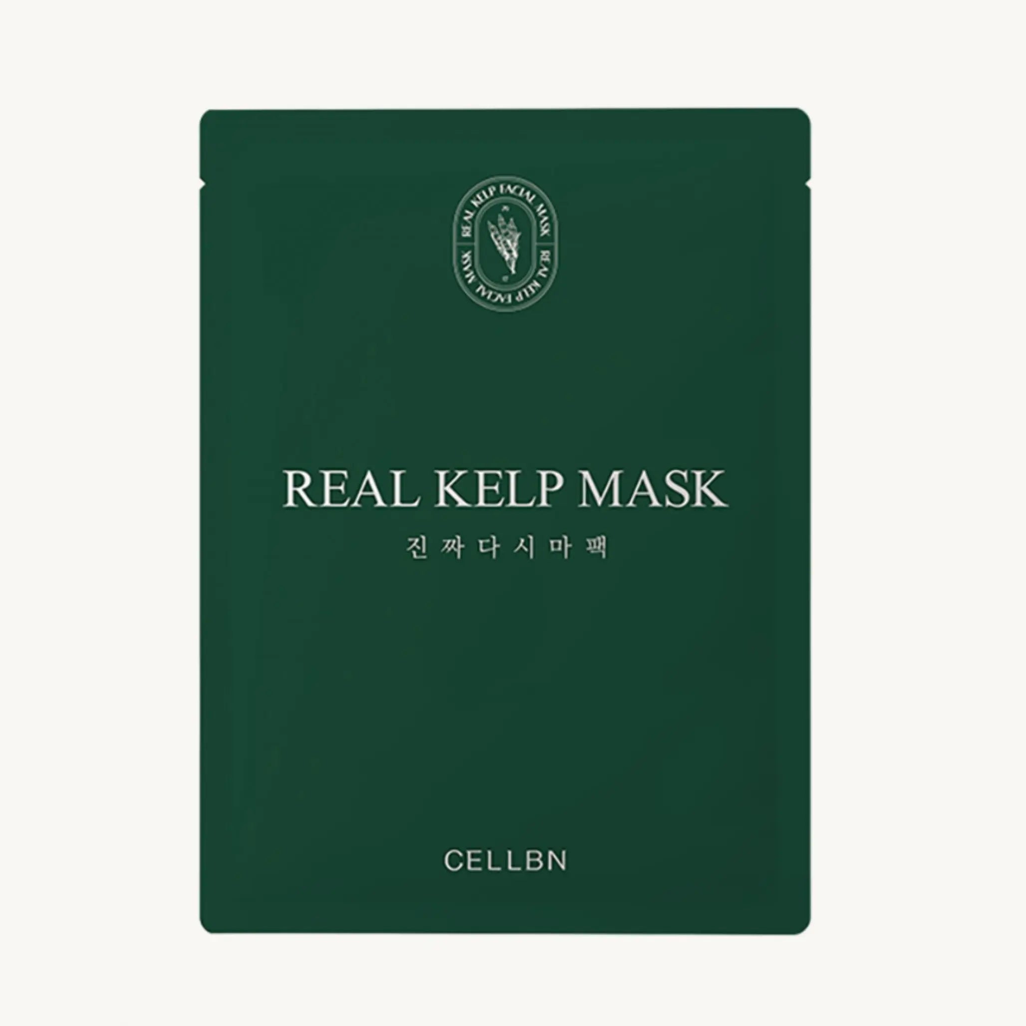 Маска для обличчя зі 100% натуральної ламінарії CELLBN Real Kelp Mask