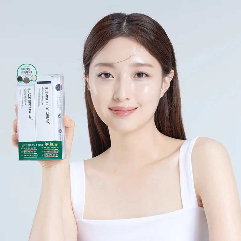 Набір для точкового освітлення пігментації та постакне CELLBN Blemish Spot Cream & Black Spot Patch 30 мл + 30 мл-thumbmail-3