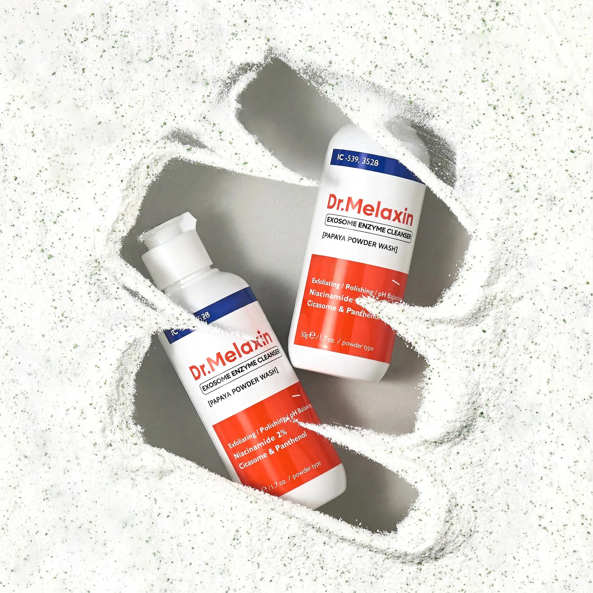 Ензимна пудра з екзосомами центели та папаїном Dr.Melaxin Exosome Enzyme Cleanser-thumbmail-3