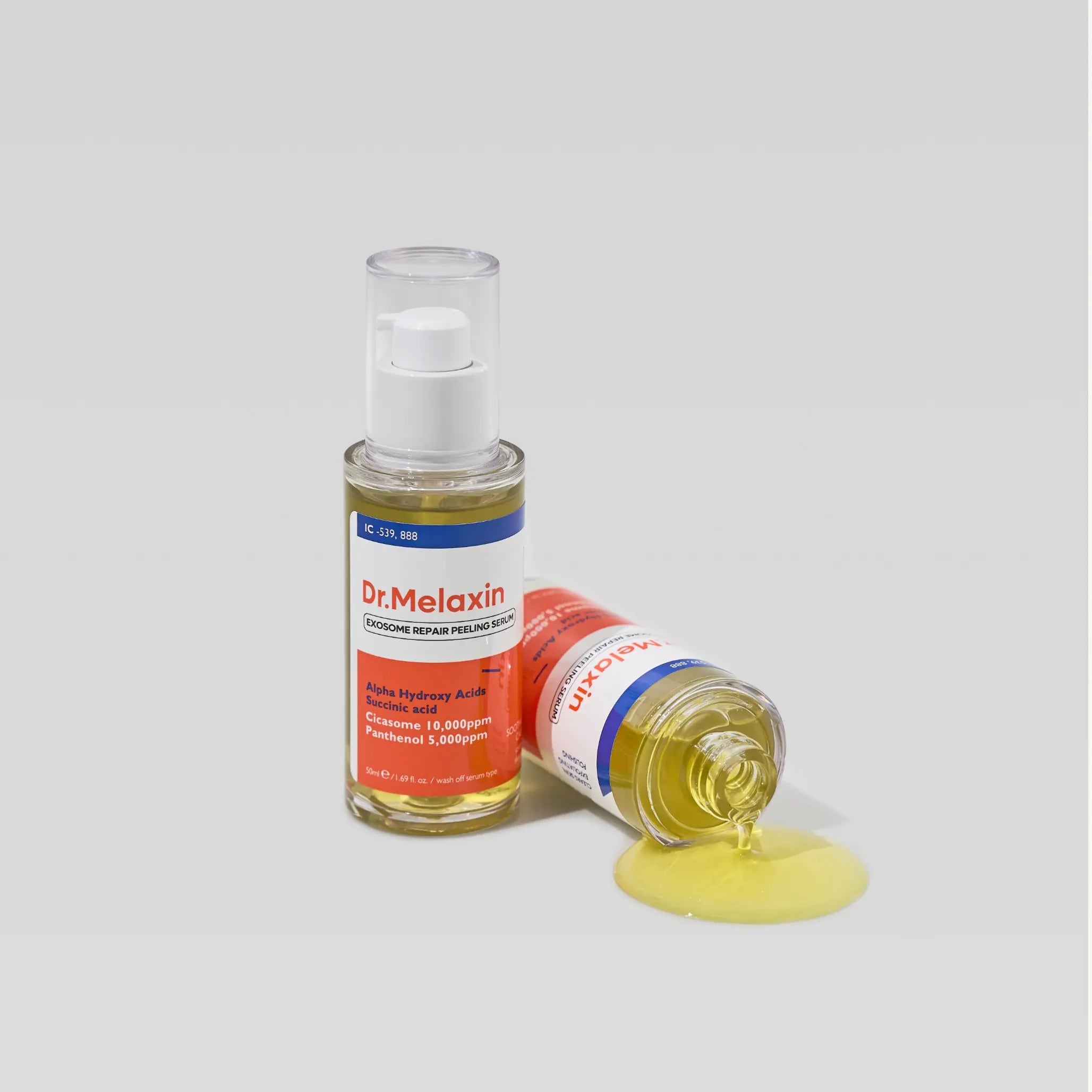 Відновлювальна сироватка-пілінг з екзосомами центели та AHA/BHA кислотами Dr.Melaxin Exosome Repair Peeling Serum-thumbmail-4