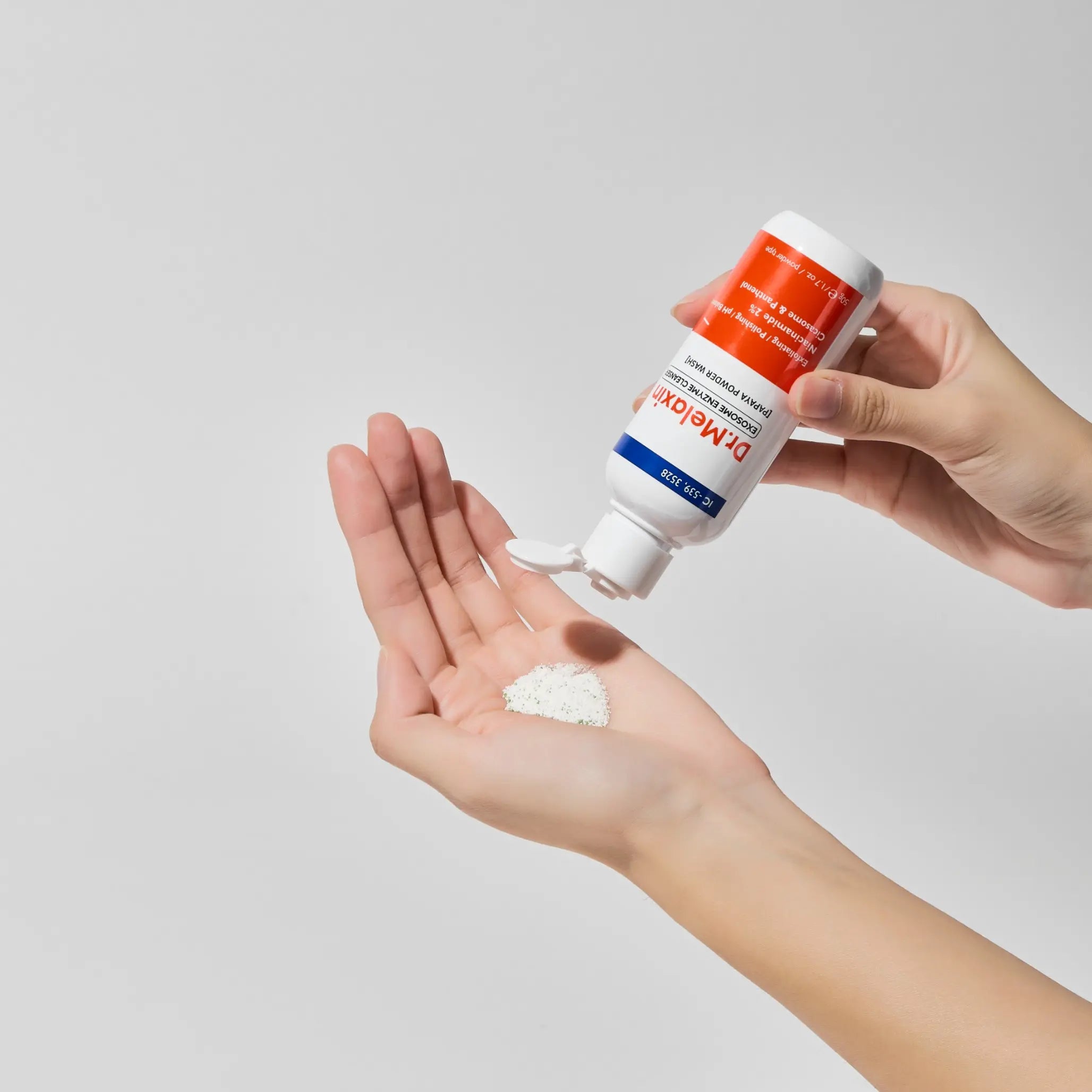 Ензимна пудра з екзосомами центели та папаїном Dr.Melaxin Exosome Enzyme Cleanser-thumbmail-5