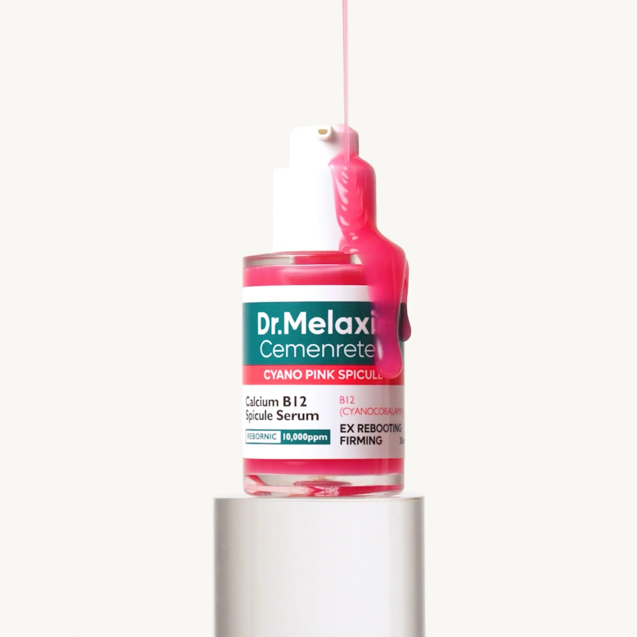 Сироватка з мікроголками спікул та вітаміном B12 Dr.Melaxin Cemenrete Cyano Pinkspicule Serum
