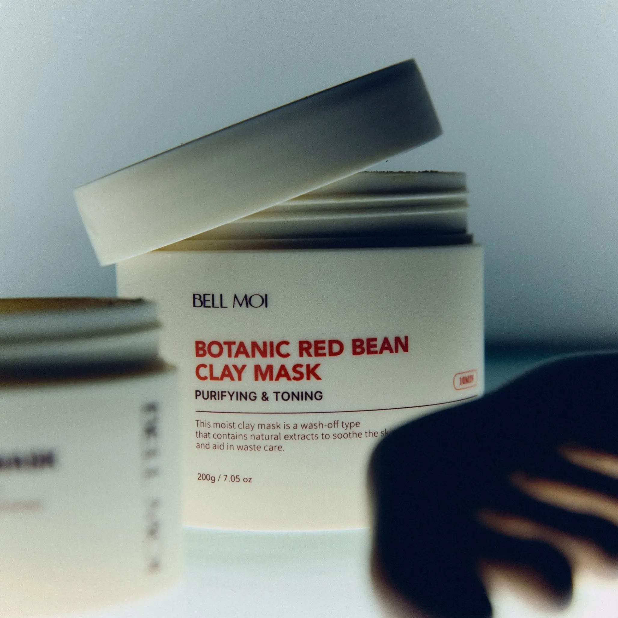Ботанічна глиняна маска з екстрактом червоної квасолі Bell Moi Botanic Red Bean Clay Mask-thumbmail-8