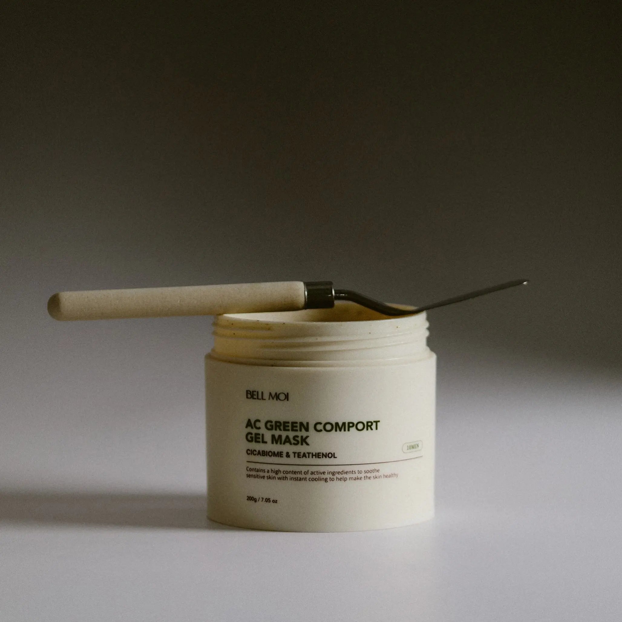 Заспокійлива гелева маска з пробіотиками та центеллою Bell Moi AC Green Comport Gel Mask-thumbmail-7