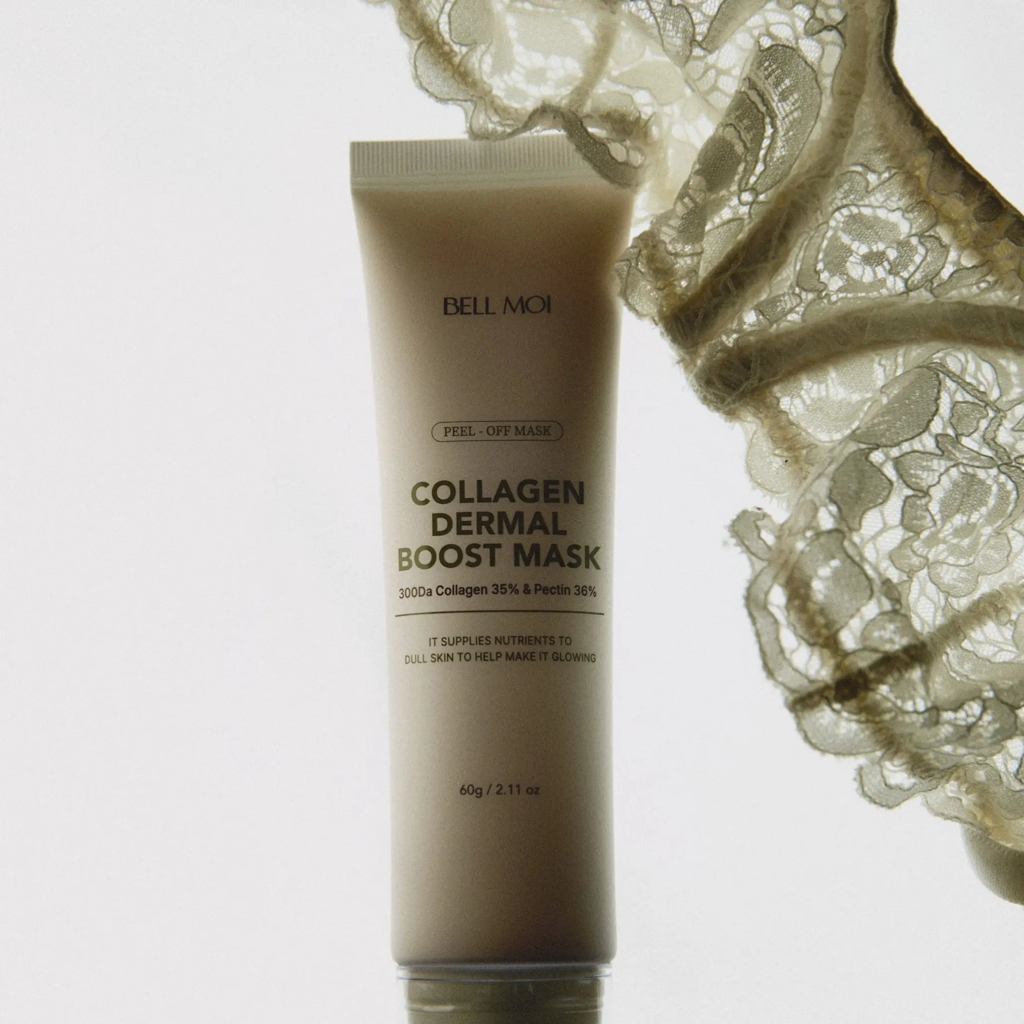 Колагенова ліфтинг-маска для обличчя з бакучіолом Bell Moi Collagen Dermal Boost Mask-thumbmail-6