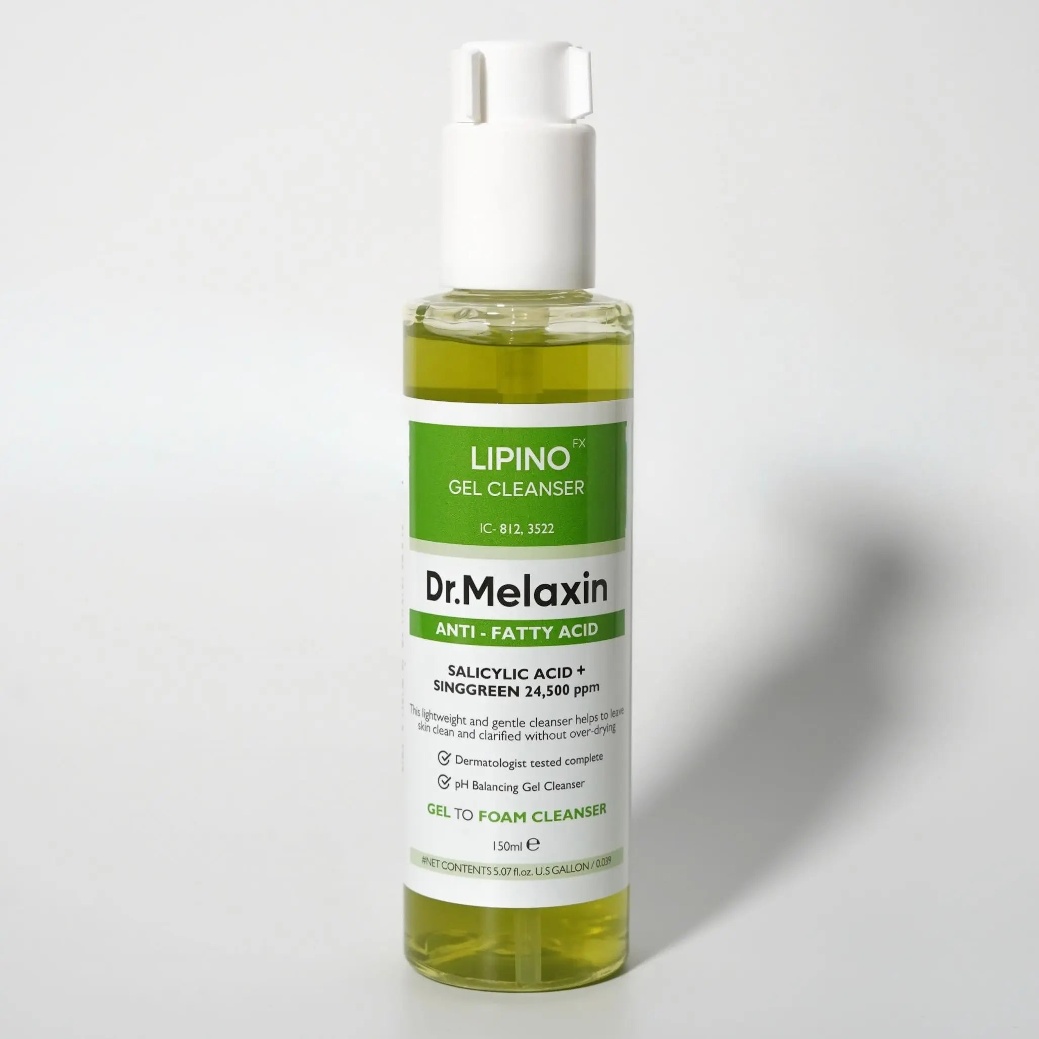 Гель для вмивання з саліциловою кислотою та папаїном Dr.Melaxin Lipino Gel Cleanser-thumbmail-4