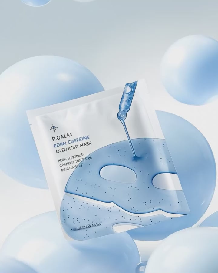 Нічна маска для відновлення з PDRN та кофеїном P.CALM PDRN Caffeine Overnight Mask-thumbmail-3