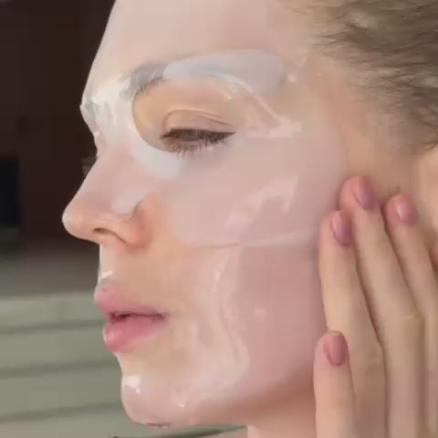 Антивікова гідрогелева маска з фітоколагеном та пептидним комплексом Luvum Slow Aging Phyto Collagen Gel Mask-thumbmail-2