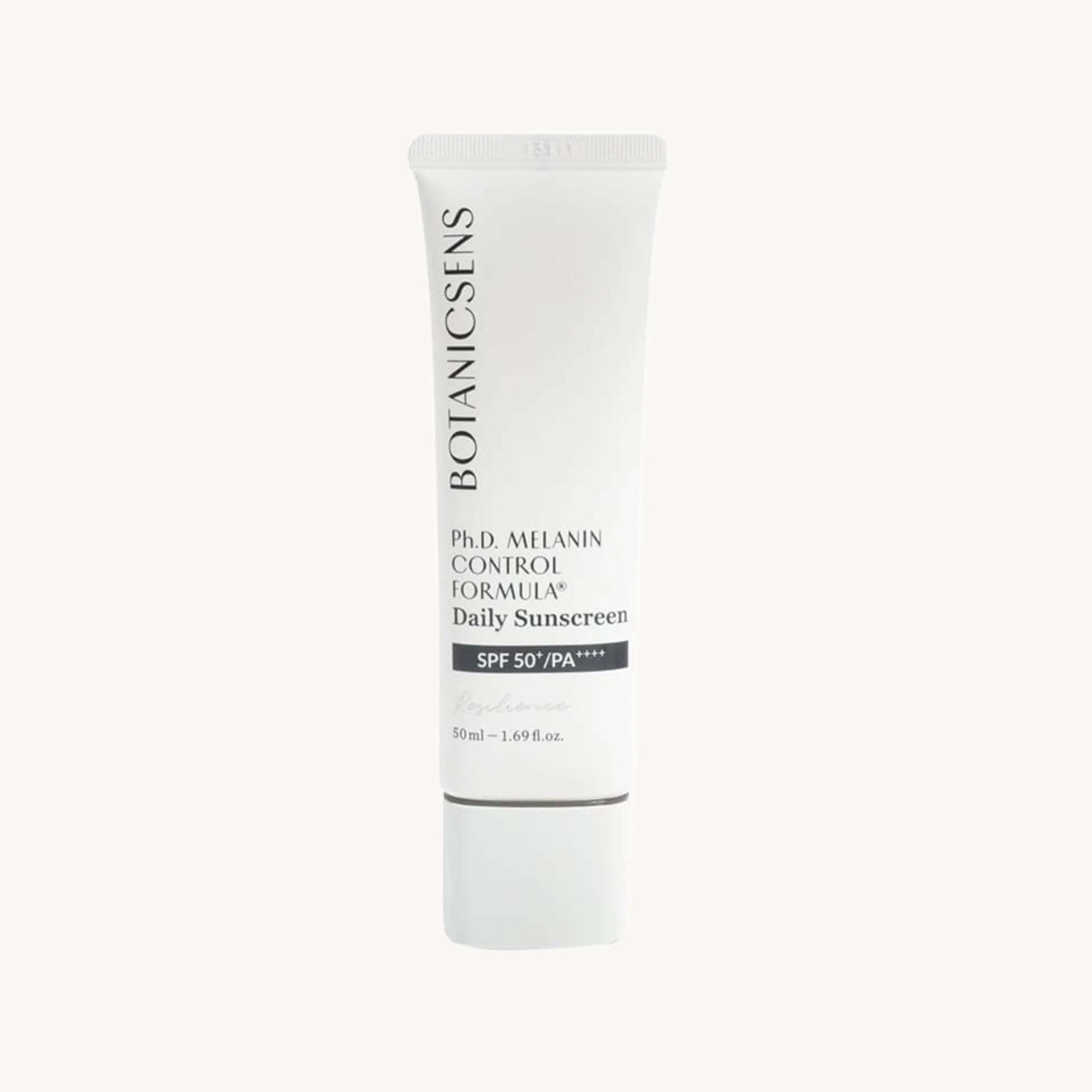 Сонцезахисний крем з комбінованими фільтрами Botanicsens Ph.D. MELANIN CONTROL FORMULA SPF 50+ PA++++