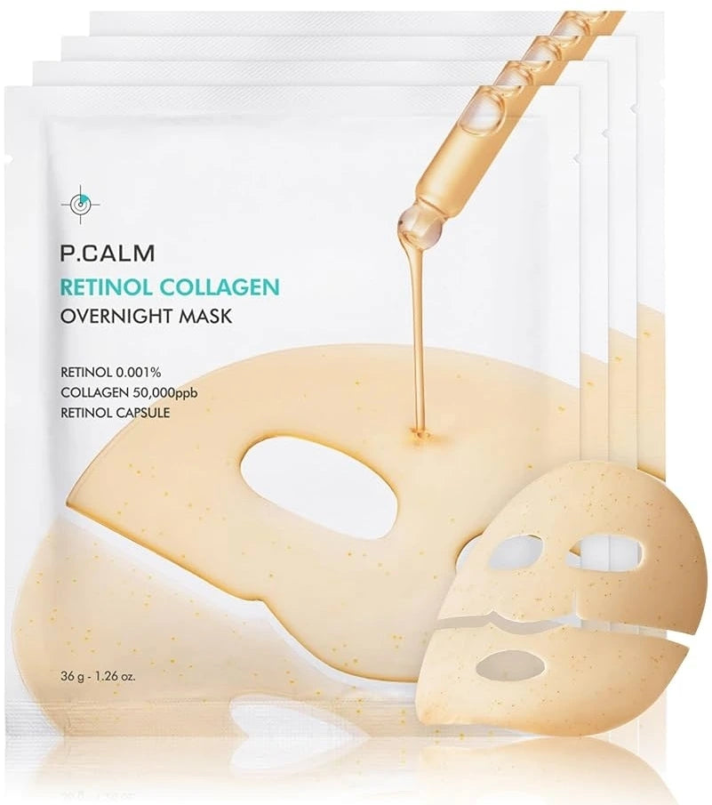 Нічна гідрогелева ліфтинг-маска з ретинолом та колагеном P.CALM Retinol Collagen Overnight Mask-thumbmail-6