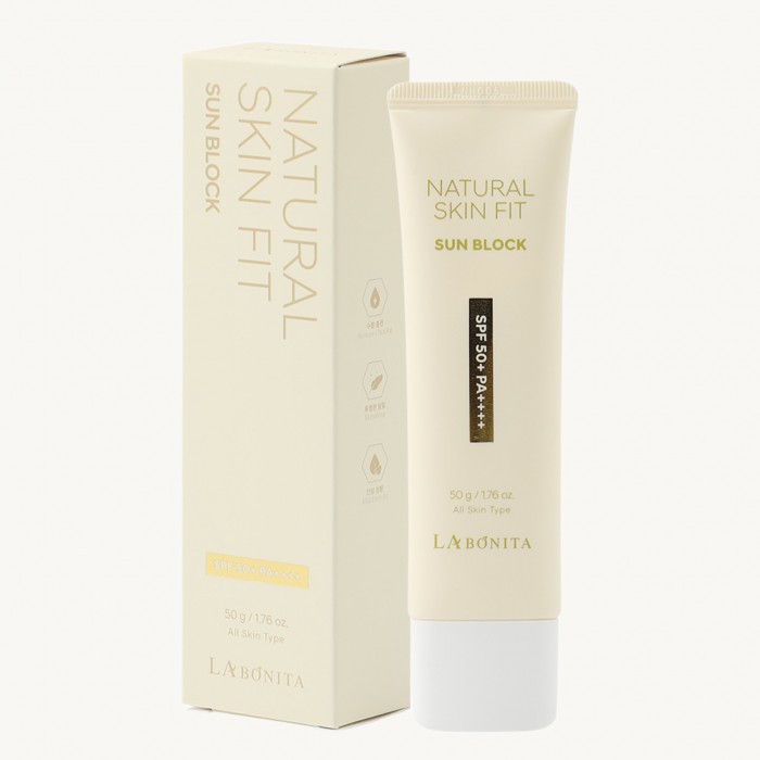 Сонцезахисний крем для обличчя Natural Skin Fit Sunblock 