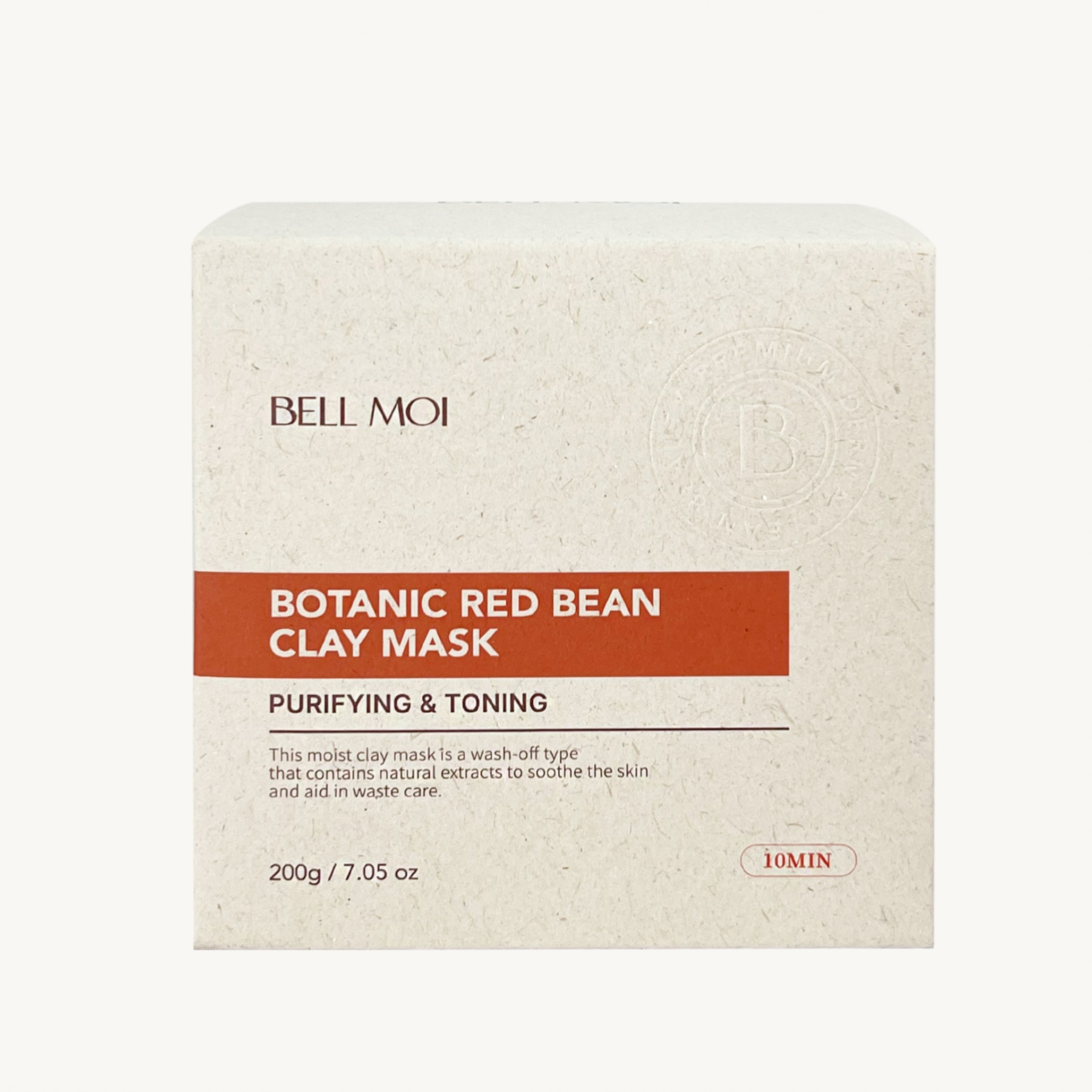 Ботанічна глиняна маска з екстрактом червоної квасолі для обличчя BOTANIC RED BEAN CLAY MASK