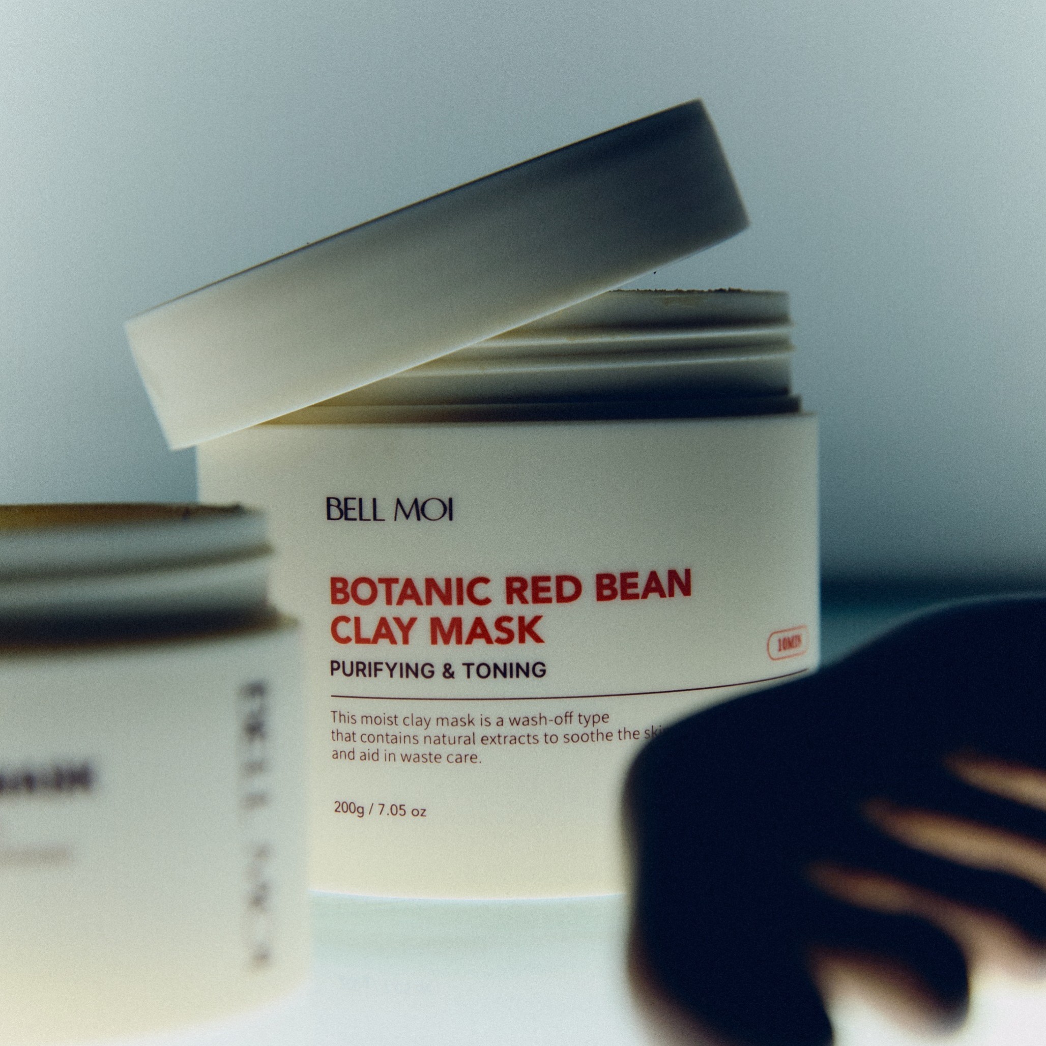 Ботанічна глиняна маска з екстрактом червоної квасолі для обличчя BOTANIC RED BEAN CLAY MASK