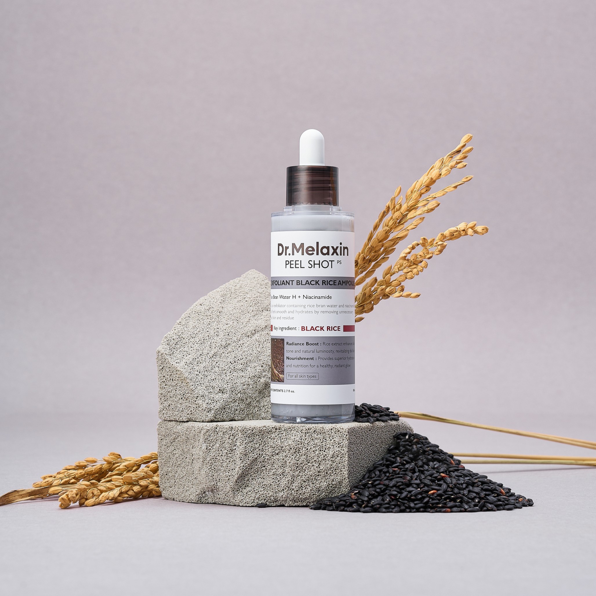Ексфоліююча ампула з екстрактом чорного рису PEEL SHOT EXFOLIATING BLACK RICE AMPOULE  