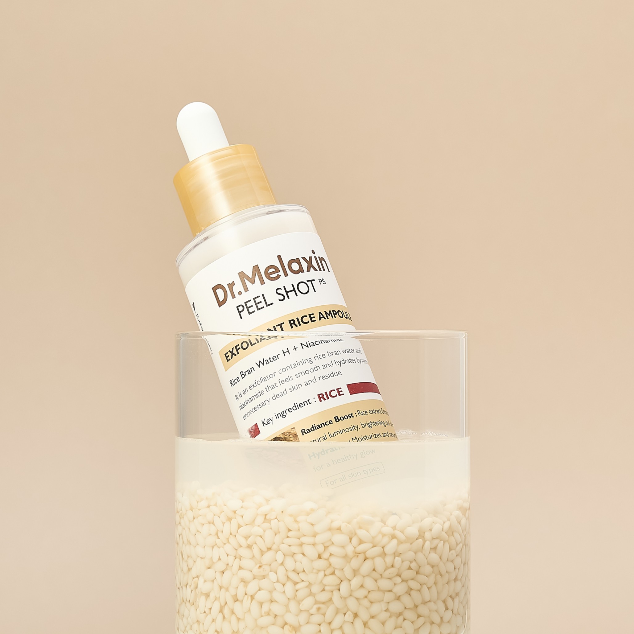 Ексфоліююча ампула з екстрактом білого рису PEEL SHOT EXFOLIATING WHITE RICE AMPOULE 