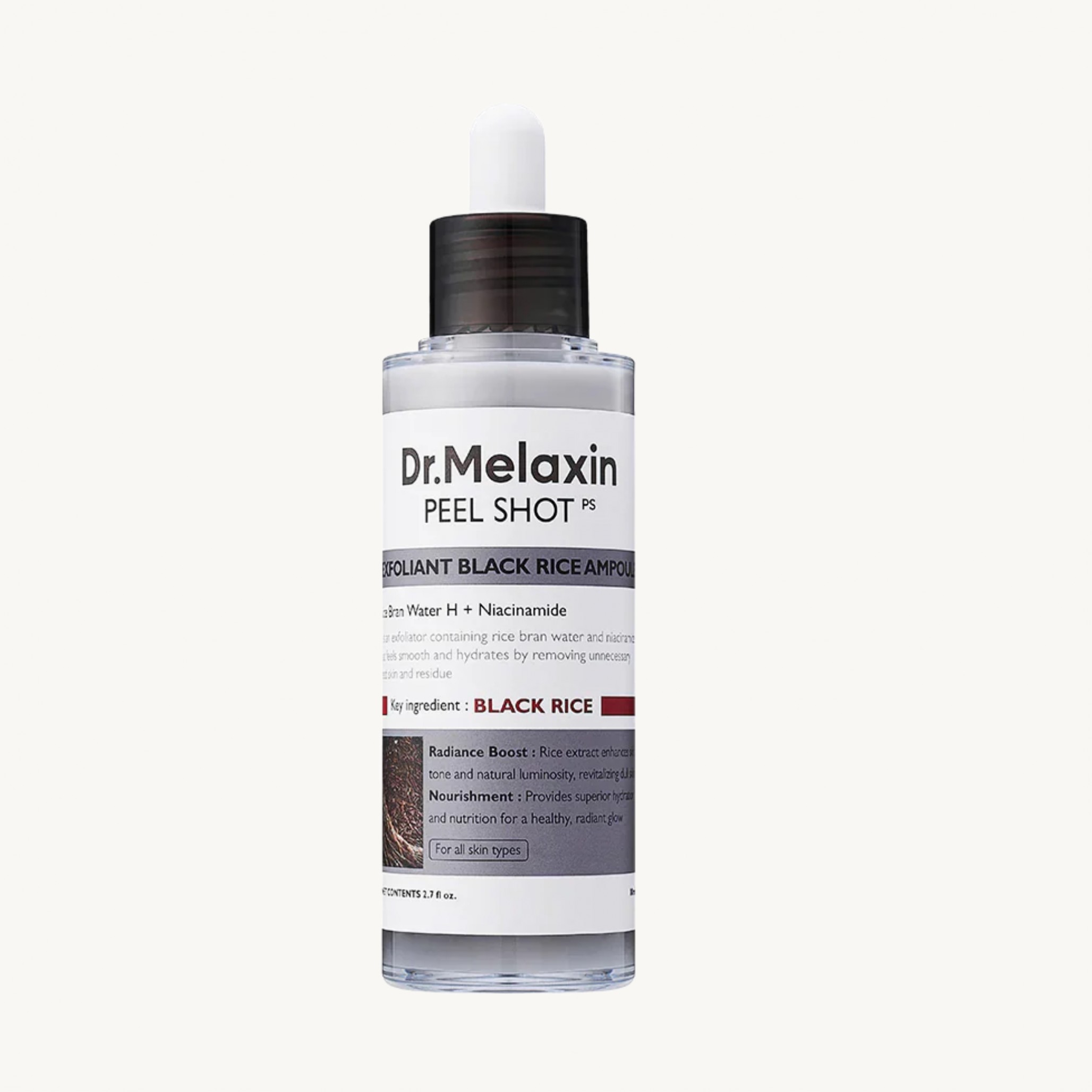 Ексфоліююча ампула з екстрактом чорного рису PEEL SHOT EXFOLIATING BLACK RICE AMPOULE  