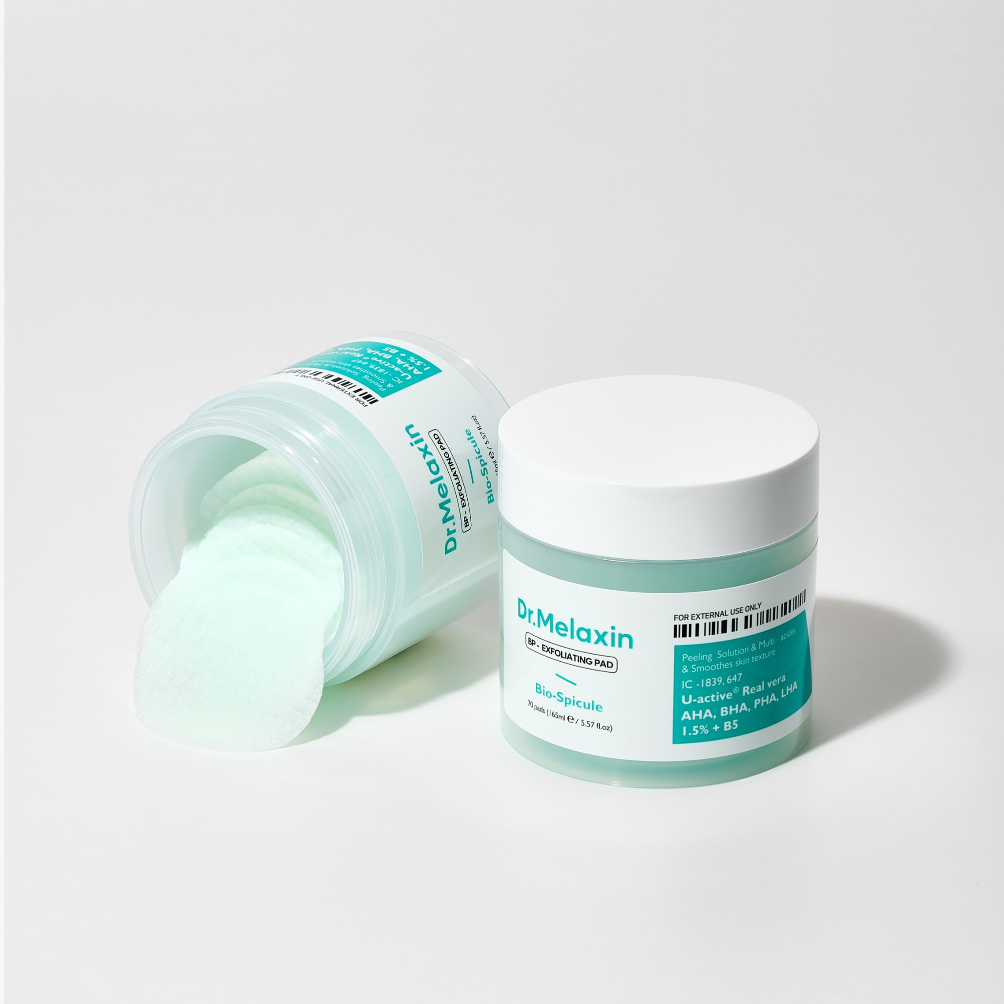 Ексфолюючі педи з біоспікулами для звуження пор BP EXFOLIATING PAD 