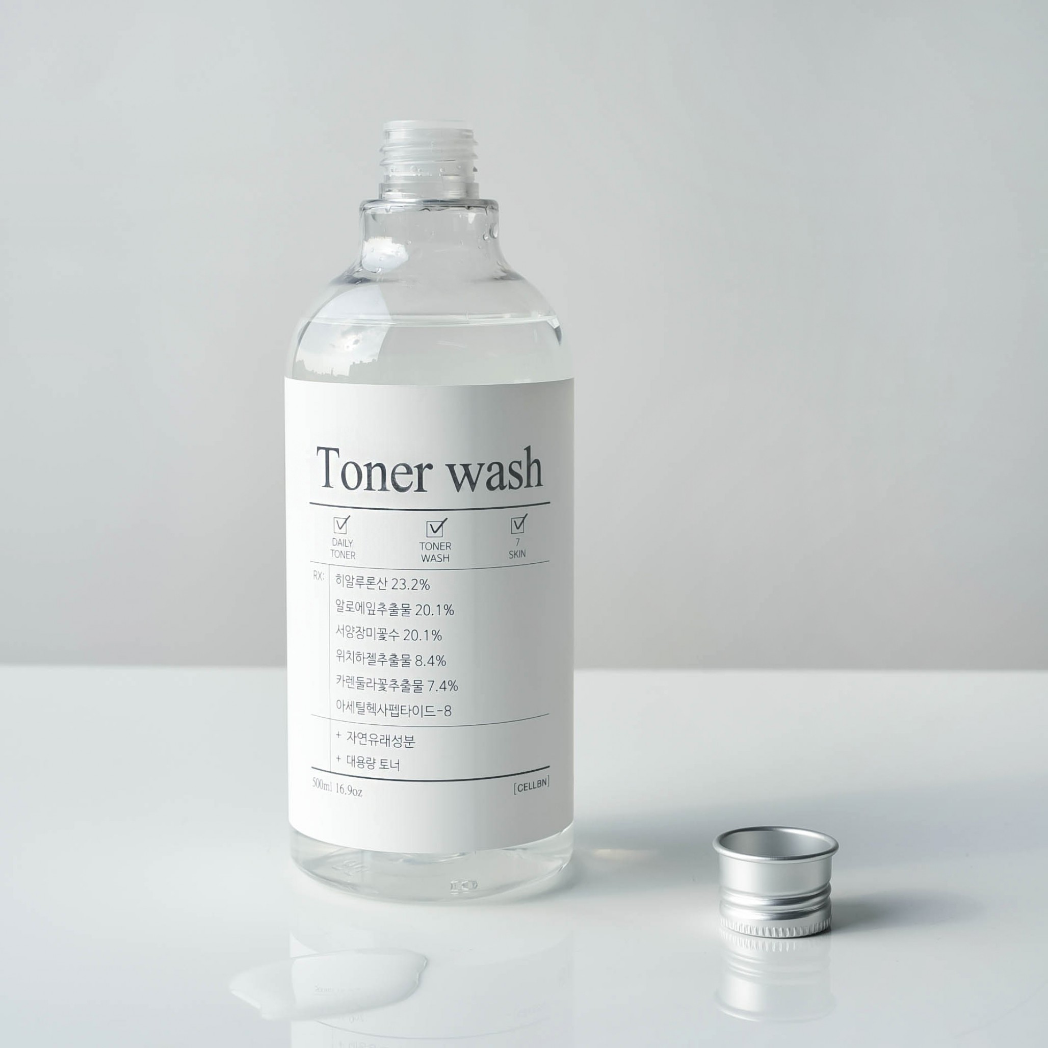 Зволожуючий засіб для вмивання та тонізації обличчя TONER WASH