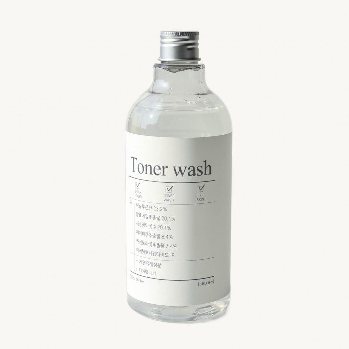 Зволожуючий засіб для вмивання та тонізації обличчя TONER WASH