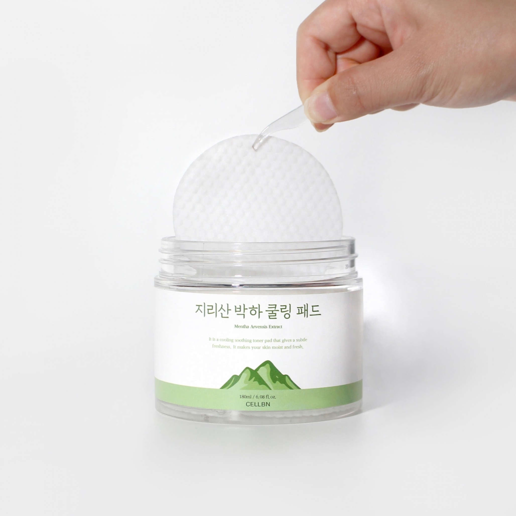 Охолоджувальні диски з екстрактом перцевої м'яти JIRISAN MINT COOLING PAD  