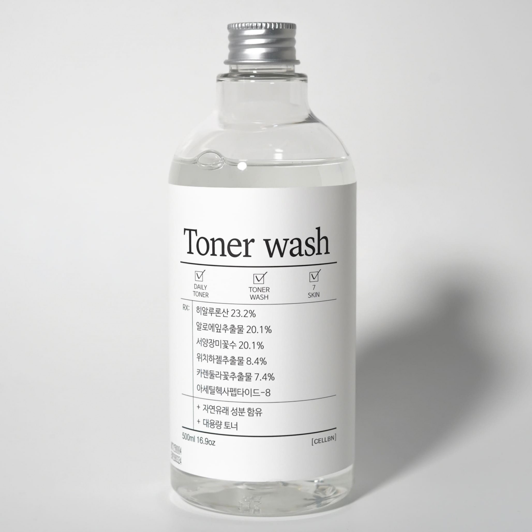 Зволожуючий засіб для вмивання та тонізації обличчя TONER WASH