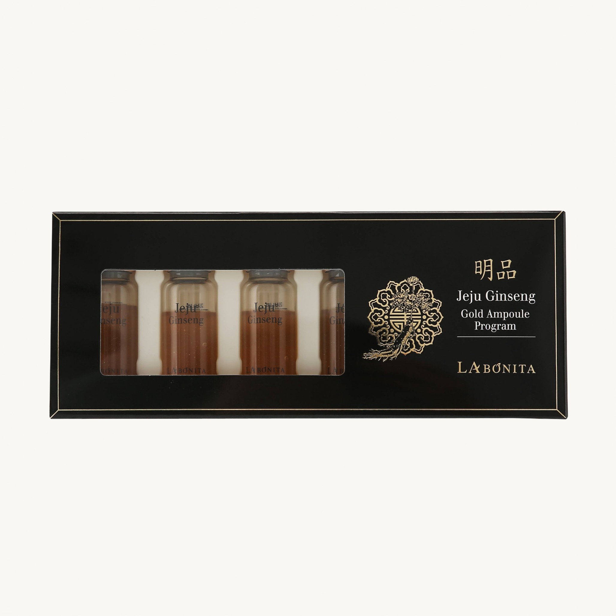 Антивікові ампули для обличчя Jeju Ginseng Gold Ampoule