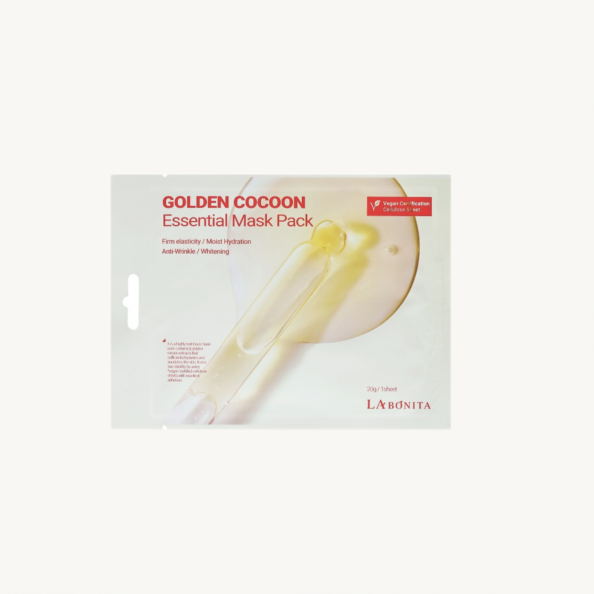 Очищуюча маска для обличчя Golden Cocoon Essential Mask Pack