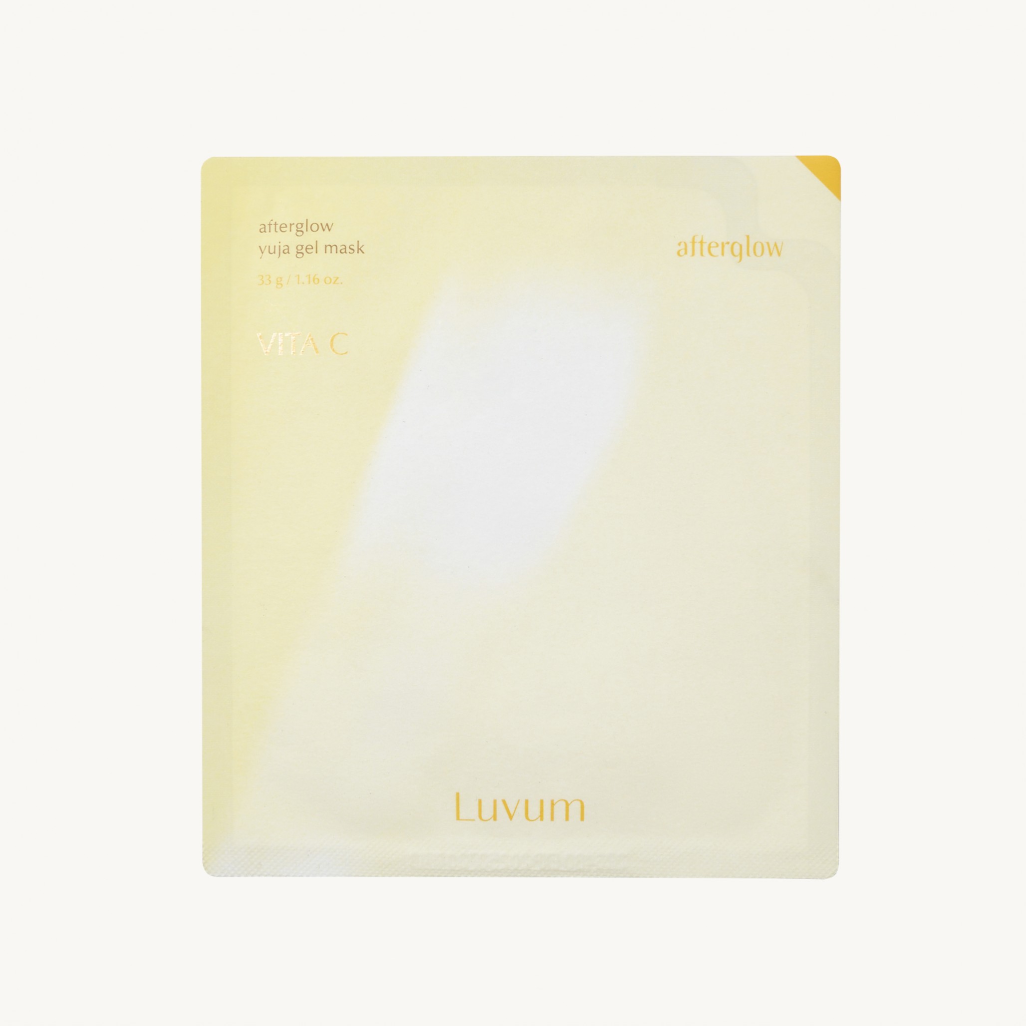 Освілююча гелева маска з екстрактом плодів юдзу Luvum Afterglow Yuja Gel Mask