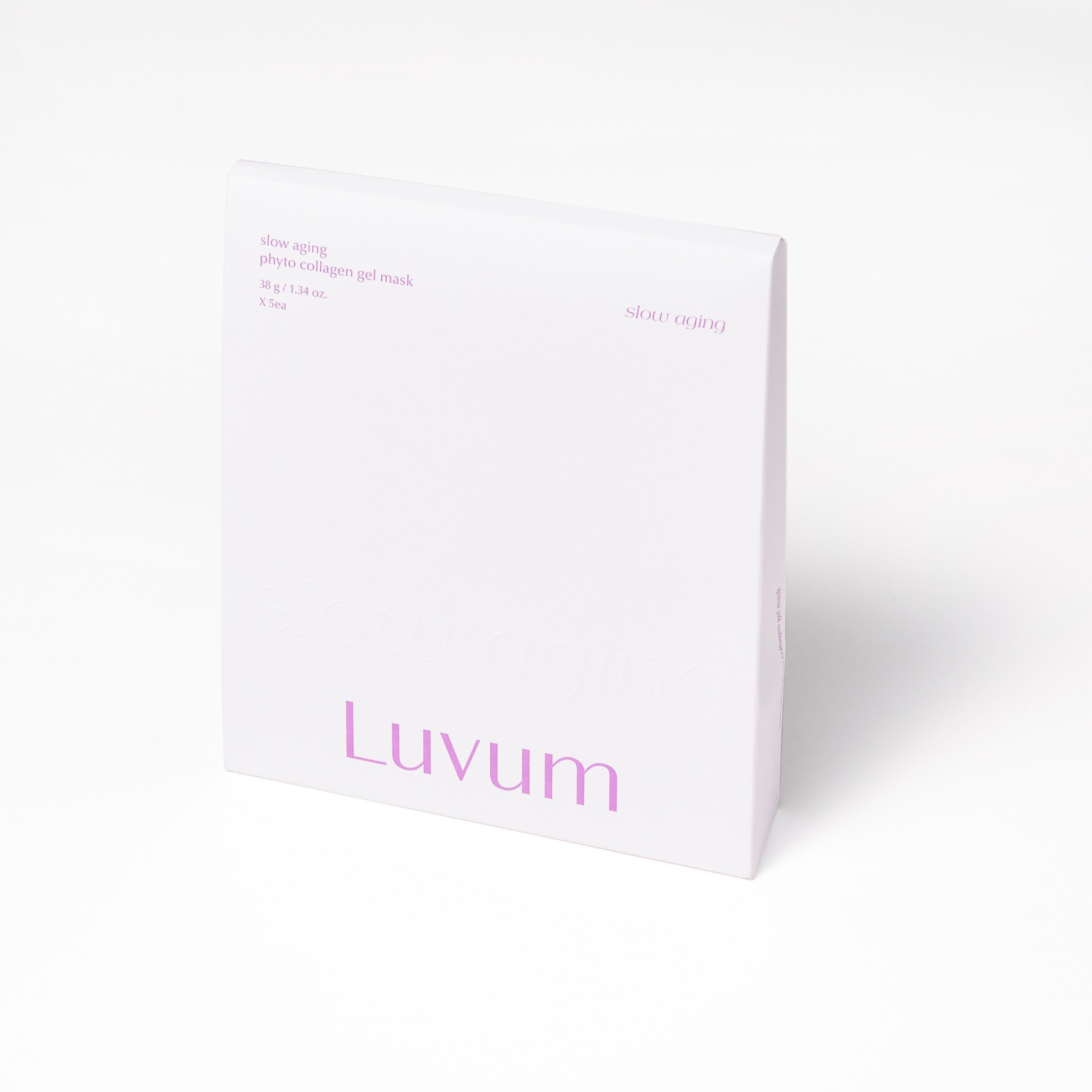 Антивікова гелева маска з фітоколагеном Luvum Slow Aging Phyto Collagen Gel Mask