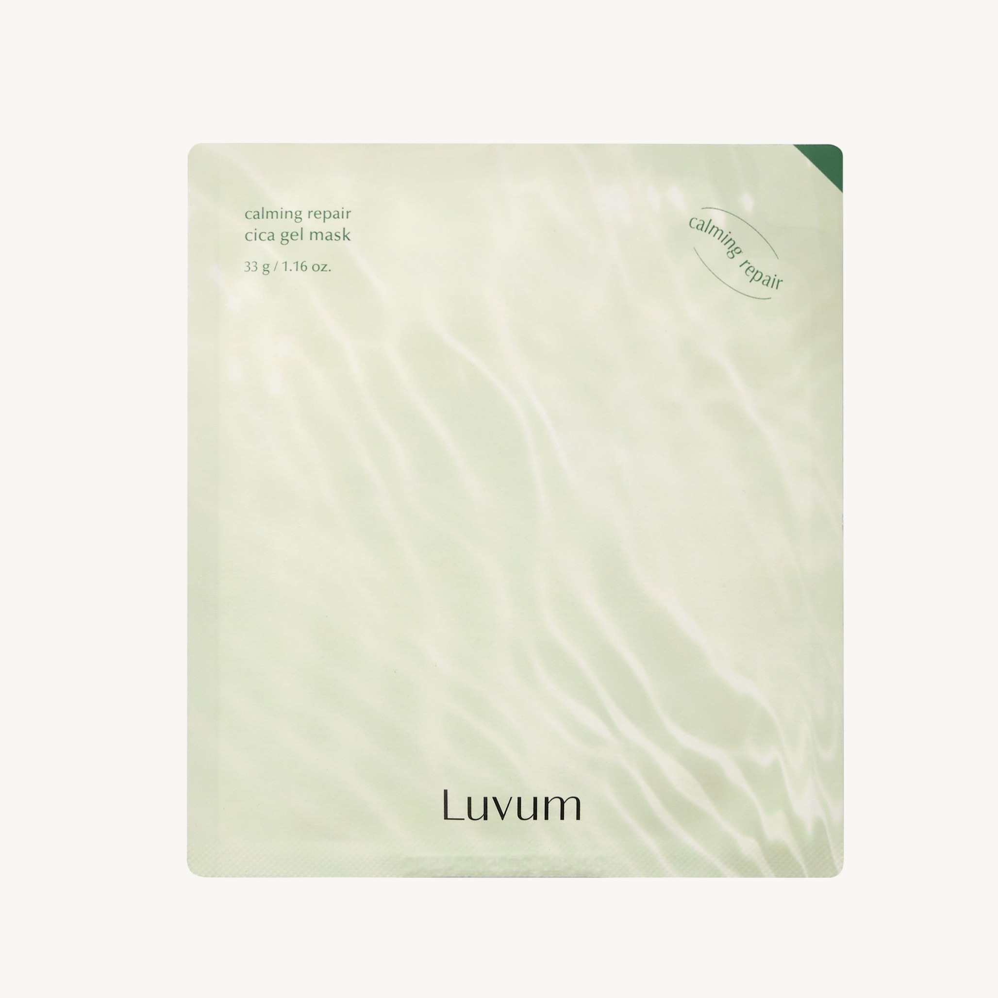 Заспокійлива гелева маска з екстрактом центели азіатської Luvum Calming Repair Cica Gel Mask