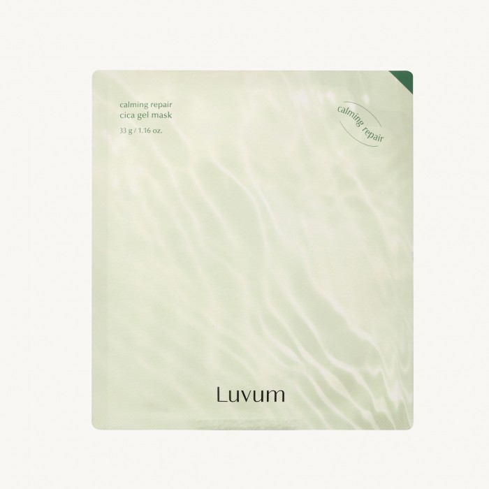 Заспокійлива гелева маска з екстрактом центели азіатської Luvum Calming Repair Cica Gel Mask
